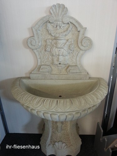 Naturstein barock wandbrunnen - barock,