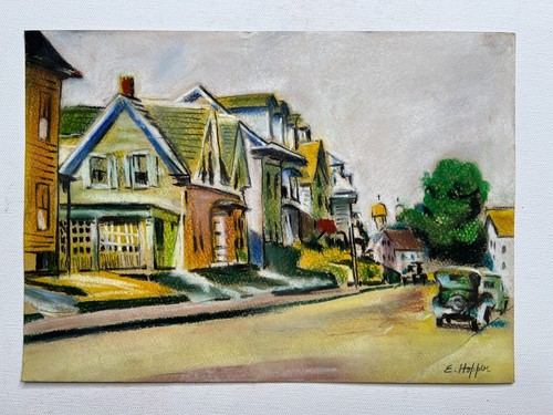 Edward hopper zeichnung auf - hopper,