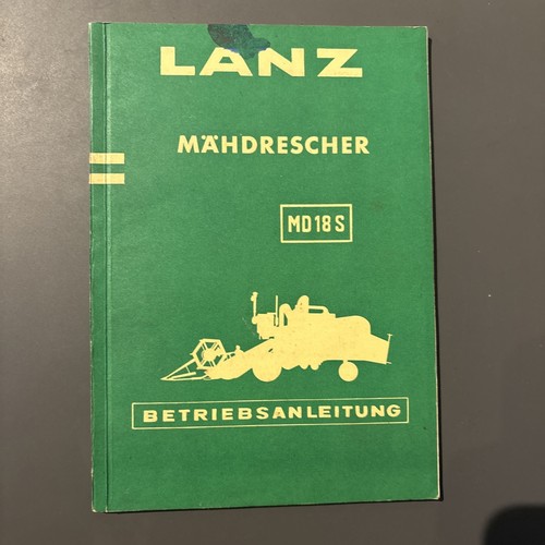Lanz mähdrescher md18s - lanz,