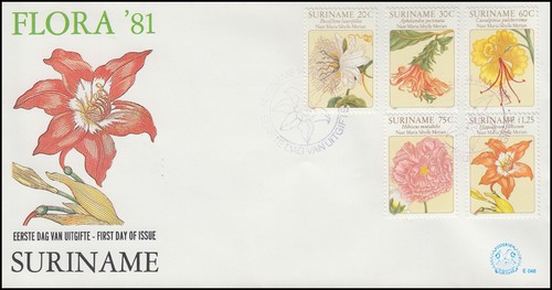 Surinam flora 1981 maria - surinam,