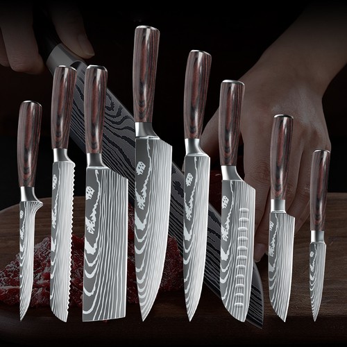 Profi küchenmesser set 8tlg - küchenmesser,