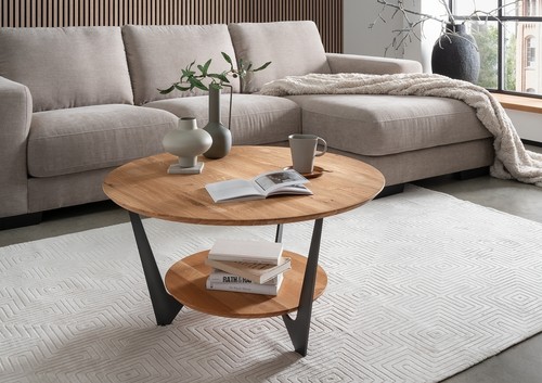 Couchtisch 2176 rund - 2176, eiche