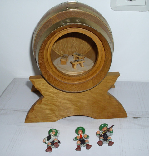Spieluhr holz bierfass an - spieluhr,