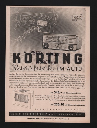 Leipzig werbung 1939 - leipzig,, dr
