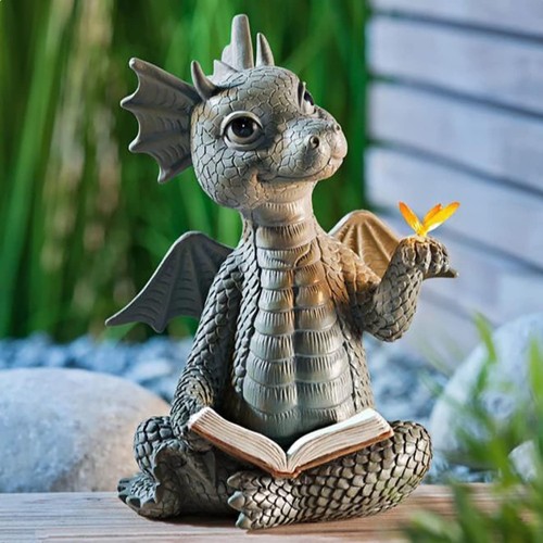 Drachen gartenfiguren - drachen,