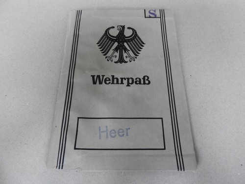 Wehrpass 1960 sinstkomp - bw, 1960,