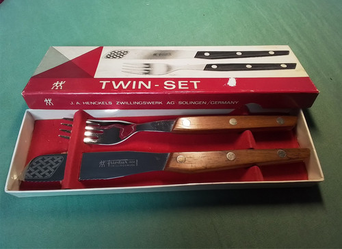 Vintage twin set steakbesteck - vintage, twin-set/steakbesteck
