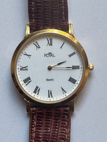 Royal herrenuhr goldfarbend - herrenuhr,