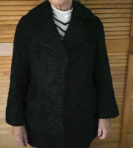 Persianer pelzjacke schwarz - pelzjacke,,