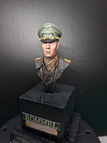 Militärfigur rommel büste - militärfigur,