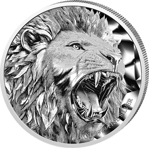 Silbermünze löwe 999 - silbermünze, 1
