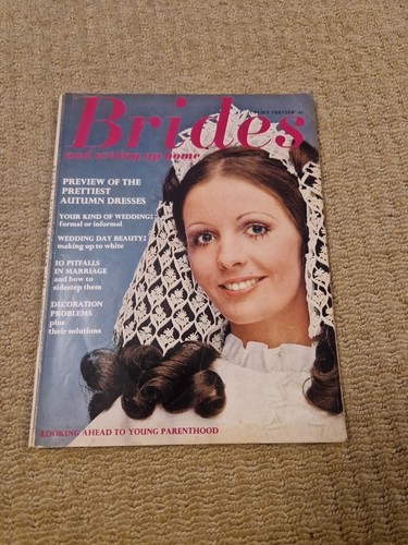 Vintage brides and setting - and, up