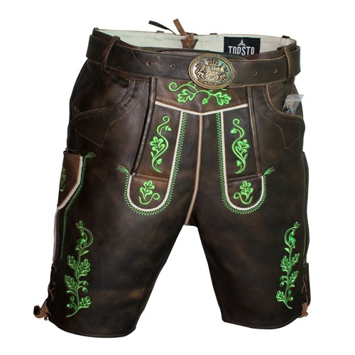 Lederhose herren kurz trachten - lederhose,