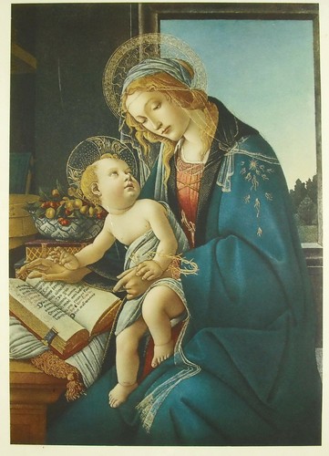 Druck heilige madonna und das - und,