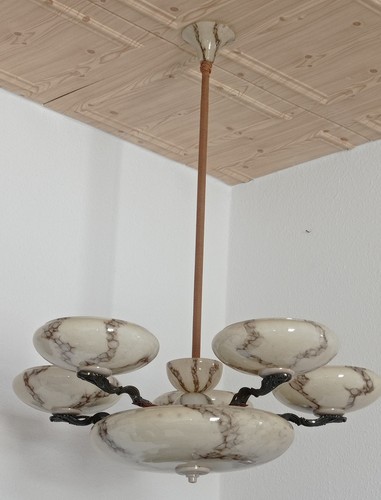 Antike deckenlampe art deco - deckenlampe,