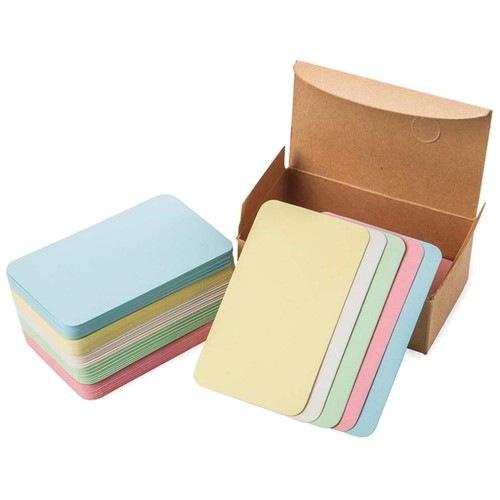 Blanko karten papier bunt 100 - papier,