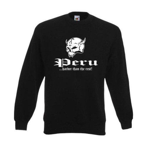 Sweatshirt peru harder than - sweatshirt,