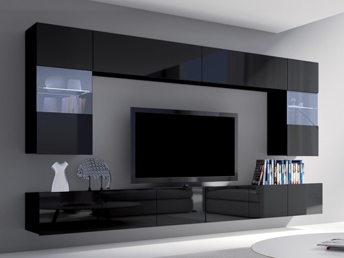 Moderne wohnwand calabrini - moderne,