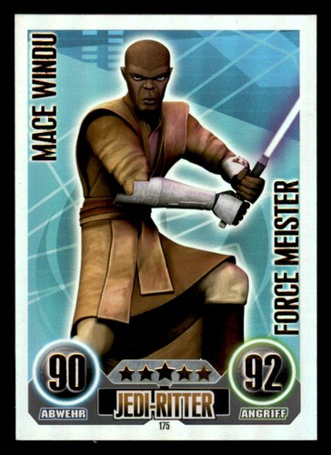 Mace windu force attax star - windu,