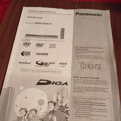 Panasonic dmr eh575 - panasonic,