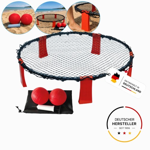 Roundnet spike action - spike, ball