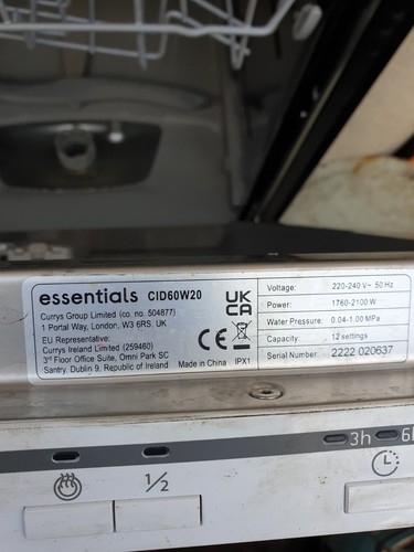 Currys essentials cid60w20 - currys,
