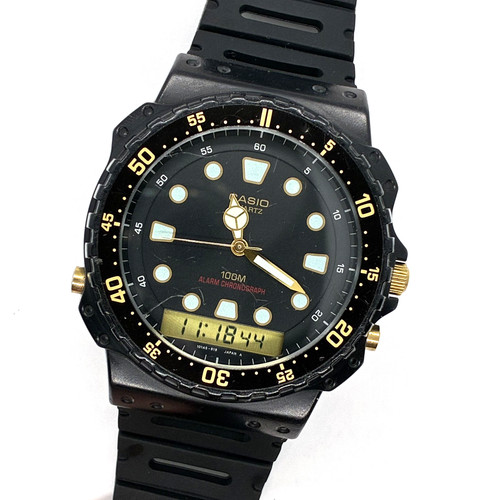 Casio 100w module 358 mens - casio, aq-100w