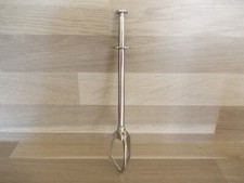 ALTE Französische EISWURFELZANGE „LE CRABE“ 3 Greifer verchromt 