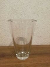 Glasvase konisch Höhe 17 cm