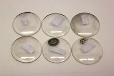 6 antike Spindeltaschenuhr GLÄSER verge pocket watch crystals 402mm-428mm N4