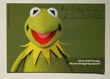 Frosch Kermit Sesamstrasse Sprecher Original Autogramm Andreas von der Meden rar