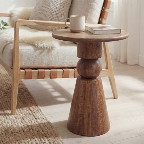 Beistelltisch massivholz 35cm - beistelltisch,