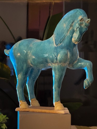 Große keramikfigur pferd - große,