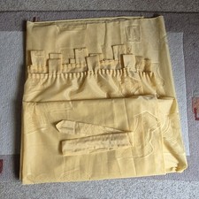 Schlaufenschal Transparent  Gardine Vorhang Dekoschal 260x220 cm gelb