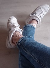 Nike Court Vision Low Sneaker ❤️Größe 40,5 ❤️ Grau Weiß ❤️ Liebhaber