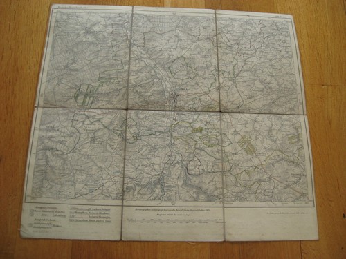 Alte landkarte 440 gera - 440, von