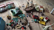 Playmobil Vintage 80er Konvolut Kisten stark bespielt