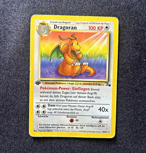 Pokémon tcg dragoran 62 - dragoran, 19/62