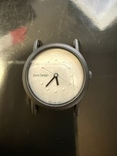 Sony Design Uhr SD-1501 Vintage in Originalverpackung Armbanduhr Watch