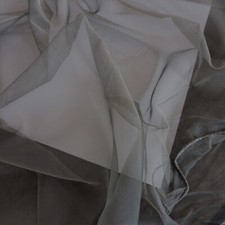 Deko-Webgardine grau, 35m  x