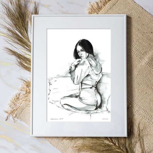 Minnou art kunstdruck sexy - a4, "sexy