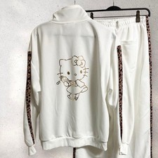 Neu M Sanrio Hello Kitty weiß Trainingsanzug Tops & Hosen Zimmerkleidung