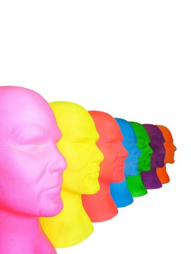 7er set glowhead schwarzlicht - 7er,