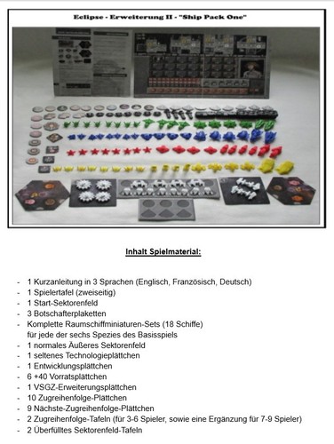 Eclipse ship pack one auf - pack,