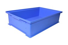 Transportbox Lagerbox Blau 465x315x120mm K 202/1B Plastipol-Scheu Stapelbox Neu