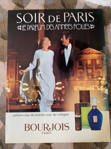 Alter werbekarton soir - alter, "soir
