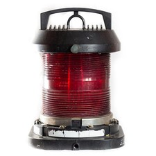 Aqua Signal Warnlampe rot maritim Schiffslampe Lampe Laterne alt