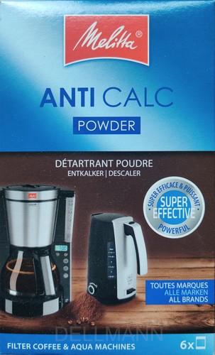 Melitta anti calc - calc, 6x20g