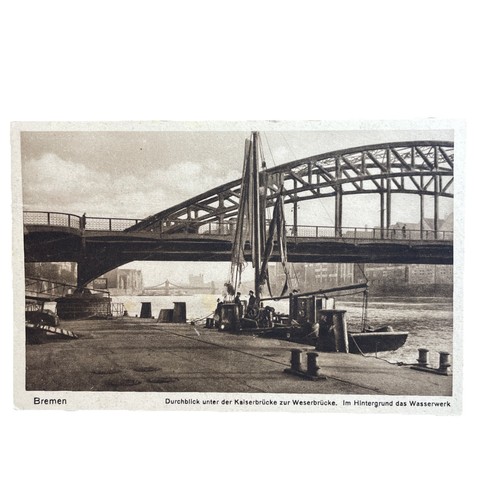 Postkarte bremen wasserwerk - postkarte,