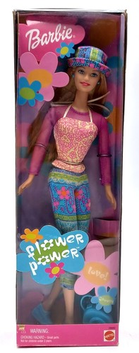 2000 flower power barbie puppe - 2000,